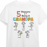 Personalized Grandpa Drawing T Shirt AP132 30O47 thumb 1