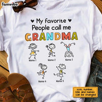 Personalized Grandma Drawing T Shirt AP131 30O28 thumb 1