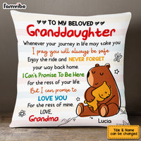 Personalized Granddaughter Bear Pillow AP133 23O53 thumb 1