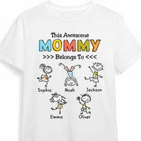 Personalized Mom Drawing T Shirt AP133 30O47 thumb 1