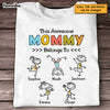 Personalized Mom Drawing T Shirt AP133 30O47 1