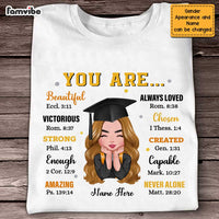 Personalized Graduation Girl T Shirt AP182 30O47 thumb 1
