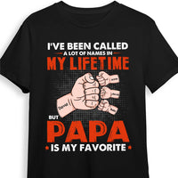 Personalized Dad Fist Bump Hand T Shirt AP151 85O53 thumb 1