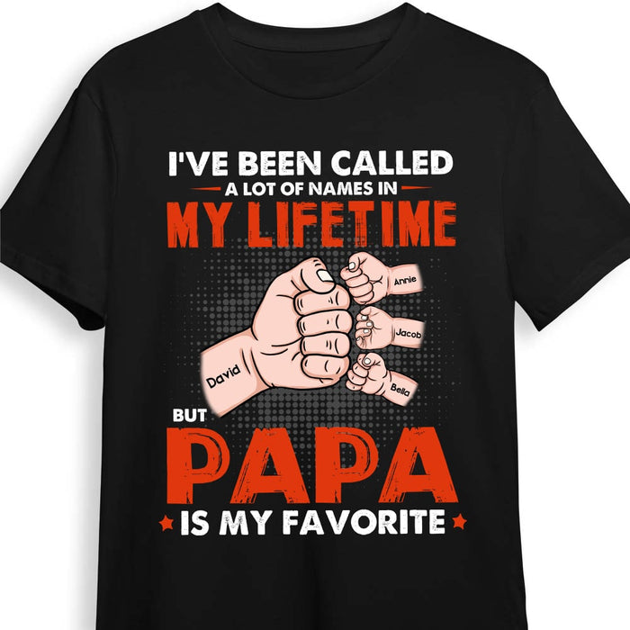Personalized Dad Fist Bump Hand T Shirt AP151 85O53 1