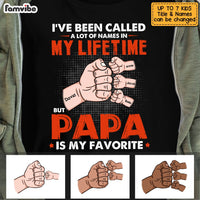 Personalized Dad Fist Bump Hand T Shirt AP151 85O53 thumb 1