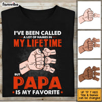 Personalized Dad Fist Bump Hand T Shirt AP151 85O53 thumb 1