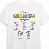 Personalized Grandpa Drawing T Shirt AP151 23O47 thumb 1