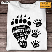 Personalized Dad Grandpa Bear T Shirt AP184 30O47 thumb 1