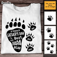 Personalized Dad Grandpa Bear T Shirt AP184 30O47 thumb 1