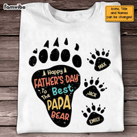 Personalized Dad Grandpa Bear T Shirt AP184 30O47 thumb 1