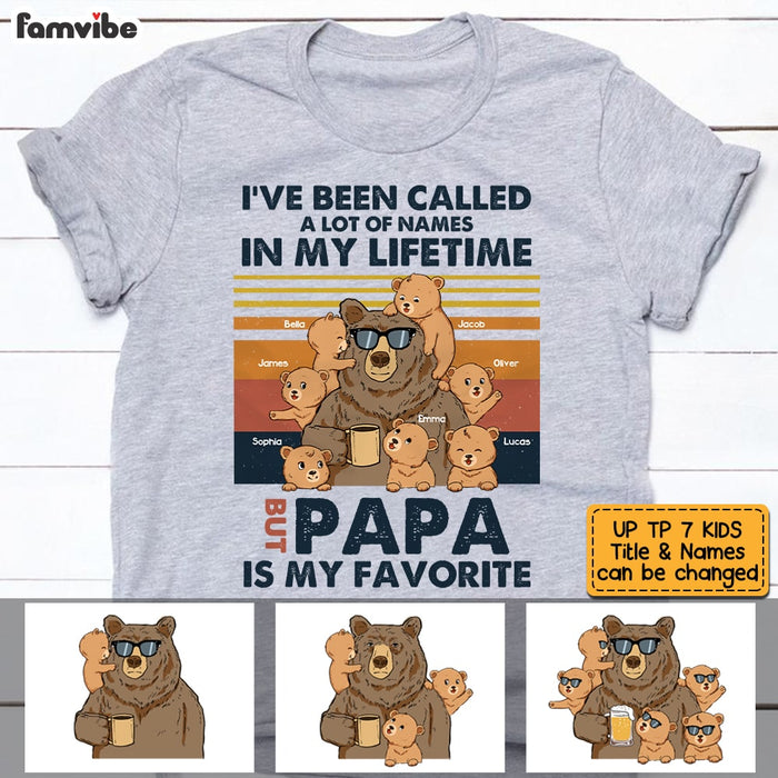 Personalized Grandpa Bear T Shirt AP191 28O53 1