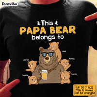 Personalized Dad Grandpa Bear T Shirt AP211 30O53 thumb 1