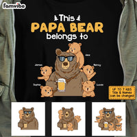 Personalized Dad Grandpa Bear T Shirt AP211 30O53 thumb 1