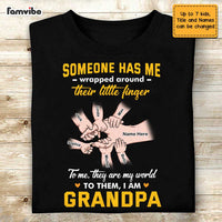Personalized  Dad Grandpa Someone Has Me T Shirt AP193 28O47 thumb 1