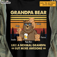 Personalized Papa Bear T Shirt AP191 31O47 thumb 1