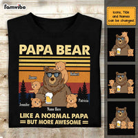 Personalized Papa Bear T Shirt AP191 31O47 thumb 1