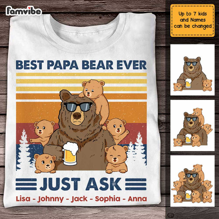Personalized Grandpa Bear T Shirt AP212 30O47 1