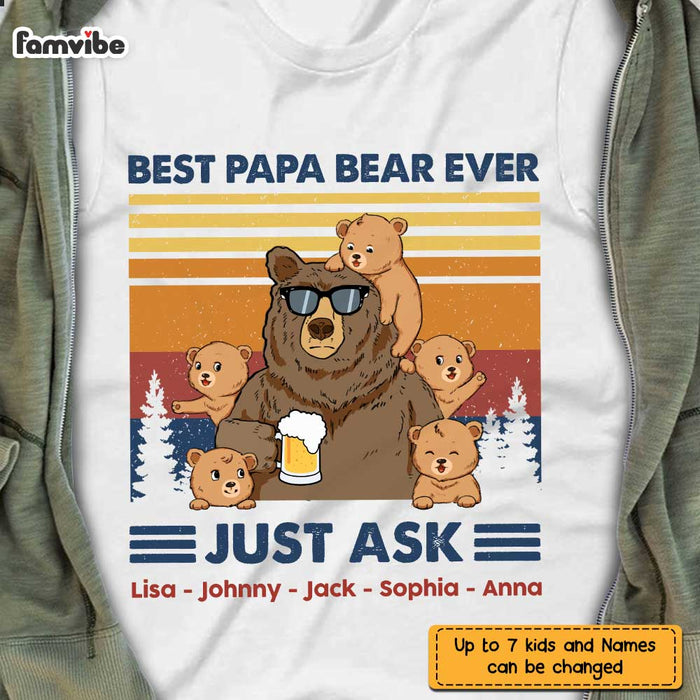 Personalized Grandpa Bear T Shirt AP212 30O47 1
