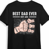 Personalized Dad Fist Bump Hand T Shirt AP192 85O34 thumb 1