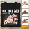 Personalized Dad Fist Bump Hand T Shirt AP192 85O34 1