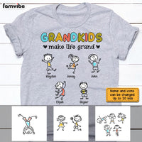 Personalized Dad Grandpa Life Grand Drawing T Shirt AP192 28O28 thumb 1