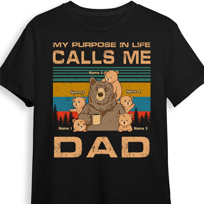 Personalized Dad Bear T Shirt AP202 31O28 1