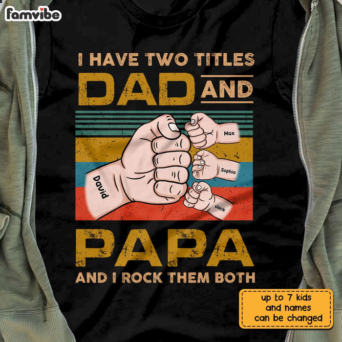 Personalized Dad Grandpa T Shirt AP202 30O28 1