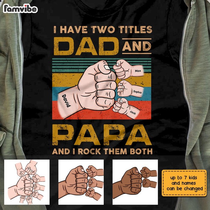 Personalized Dad Grandpa T Shirt AP202 30O28 1