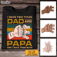 Personalized Dad Grandpa T Shirt AP202 30O28 thumb 1
