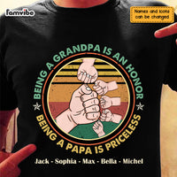 Personalized Papa Grandpa T Shirt AP201 28O47 thumb 1
