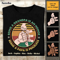 Personalized Papa Grandpa T Shirt AP201 28O47 thumb 1
