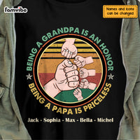 Personalized Papa Grandpa T Shirt AP201 28O47 thumb 1