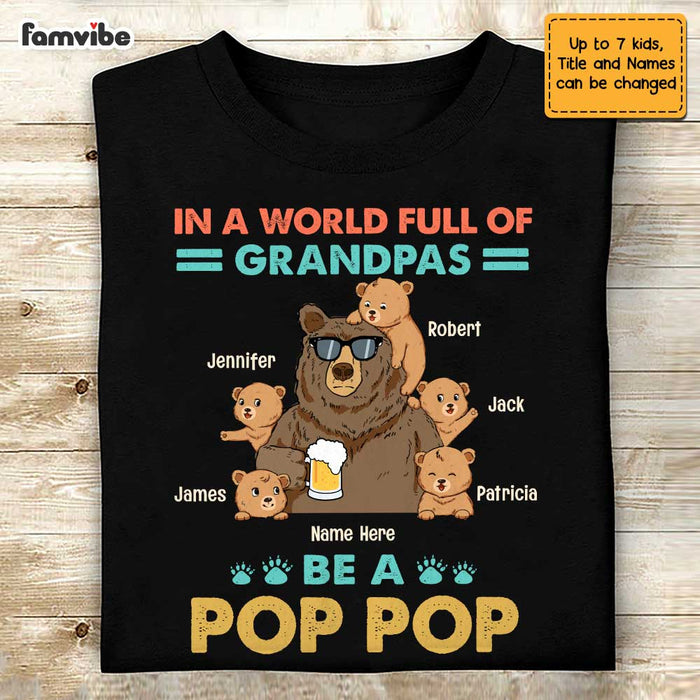 Personalized Grandpa T Shirt AP211 31O47 1