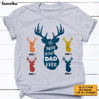 Personalized Hunting Deer Dad Grandpa T Shirt AP214 30O34 thumb 1