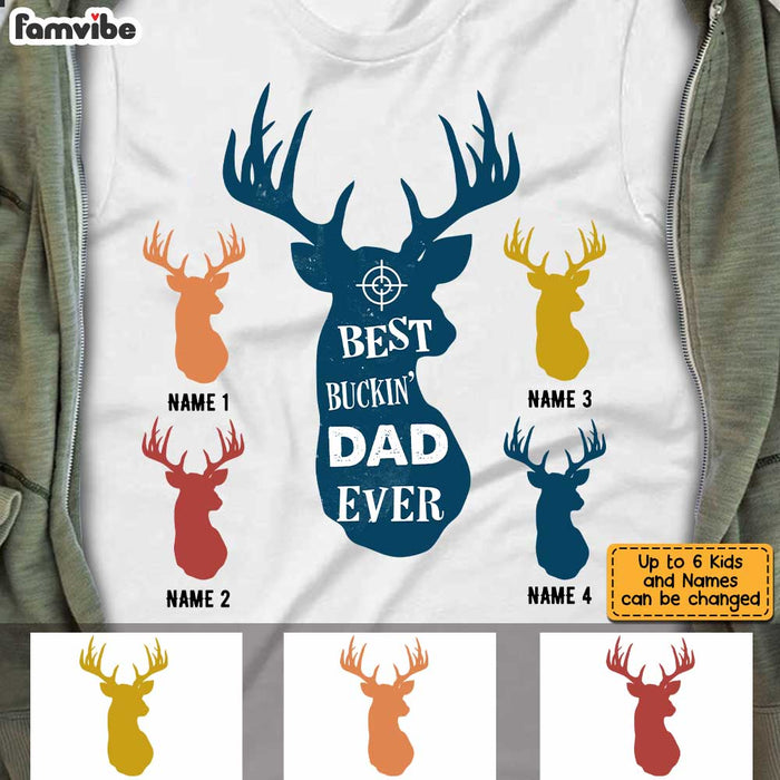 Personalized Hunting Deer Dad Grandpa T Shirt AP214 30O34 1