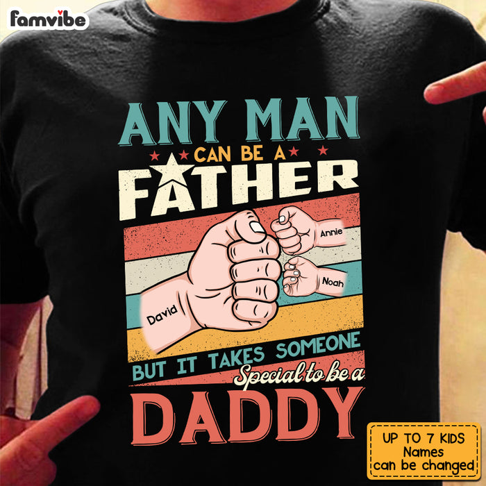 Personalized Dad Hand Fist Bump T Shirt AP212 85O53 1