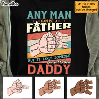 Personalized Dad Hand Fist Bump T Shirt AP212 85O53 thumb 1