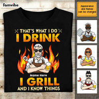 Personalized Dad BBQ Grill T Shirt AP225 30O47 thumb 1