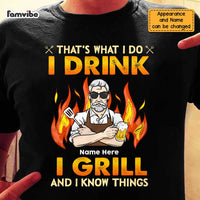 Personalized Dad BBQ Grill T Shirt AP225 30O47 thumb 1
