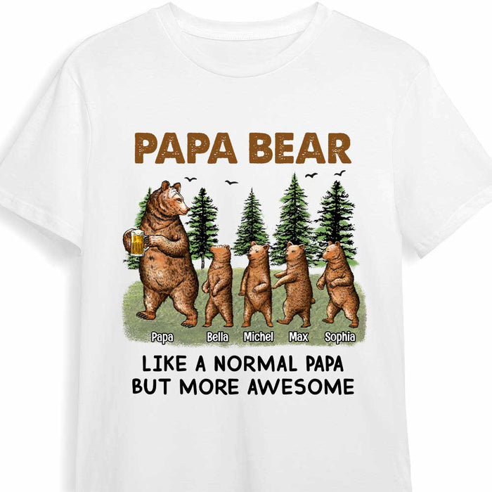 Papa Bear, Grandpa Bear, Baby Bears, Personalized T shirt, Custom Father's  Day Gift