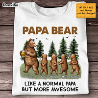 Personalized Dad Grandpa Bear Camping T Shirt AP263 30O47 thumb 1