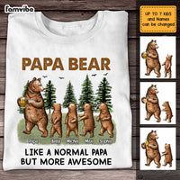 Personalized Dad Grandpa Bear Camping T Shirt AP263 30O47 thumb 1