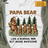 Personalized Dad Grandpa Bear Camping T Shirt AP263 30O47 thumb 1