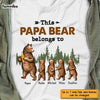 Personalized Dad Papa Bear T Shirt AP221 85O47 1