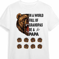 Personalized Dad Grandpa Bear T Shirt AP265 30O47 thumb 1