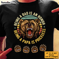 Personalized Dad Grandpa Bear T Shirt AP292 31O53 thumb 1