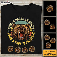 Personalized Dad Grandpa Bear T Shirt AP292 31O53 thumb 1