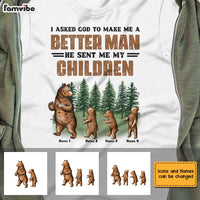 Personalized Dad Grandpa Bear T Shirt AP251 31O28 thumb 1