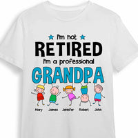 Personalized Grandpa Retired T Shirt AP294 32O34 thumb 1
