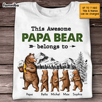 Personalized Dad Grandpa Bear Belongs To T Shirt AP293 30O47 thumb 1